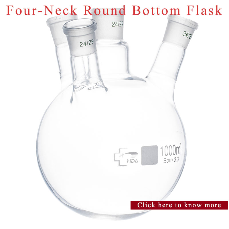 Four-Neck Round Bottom Flask