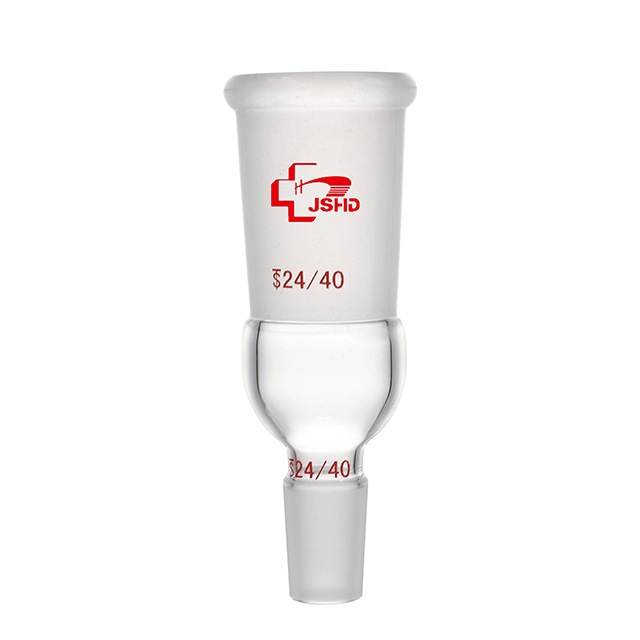 Glass Adapters, Connecting, Enlarging,With Joints at Top And Bottom 