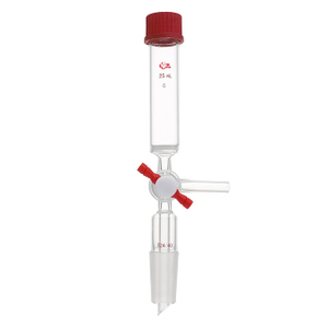 Peptide Synthesis Vessel, Solid Phase, T-bore, Vacuum