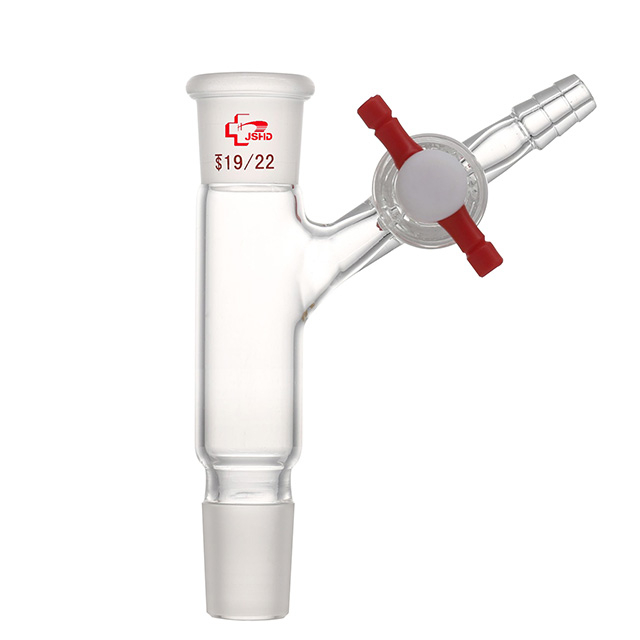 Glass Adapters, Flow Control, PTFE Stopcock, 45° 