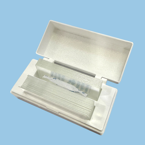 Glue-Free Quick-Drying Microscope Cover Glass