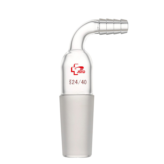 Glass Vacuum/Gas Adapter, 90°, Inner Joint