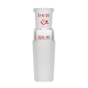 Glass Adapters, Connecting, Reducing,With Joints at Top And Bottom