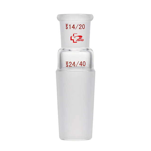 Glass Adapters, Connecting, Reducing,With Joints at Top And Bottom