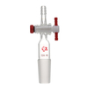 Glass Adapter, Flow Control (Straight), PTFE Stopcock