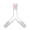 Glass Adapter, Connection, Reversed Y-Shaped 3-Way