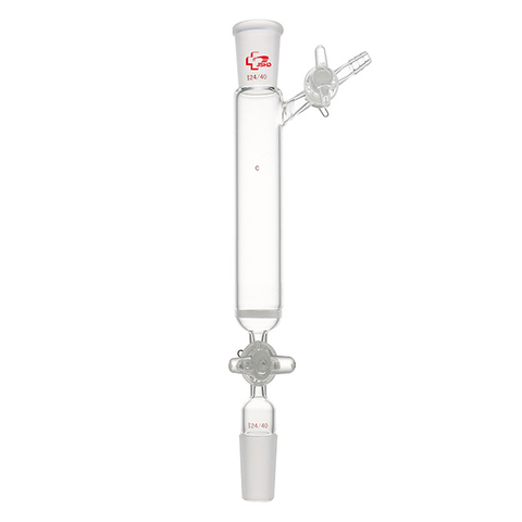 Funnel, Filter, Fritted Disc With Two 2mm Glass Stopcocks