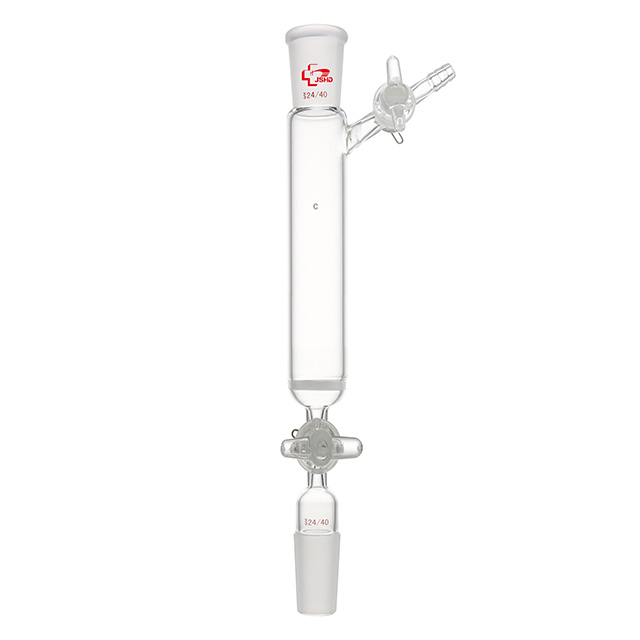 Funnel, Filter, Fritted Disc With Two 2mm Glass Stopcocks