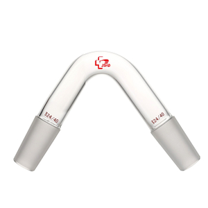 Glass Adapter, Distillation, Bent 75°