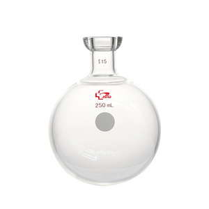 Glass Flask With Flanged Cylinder
