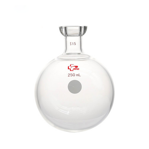 Glass Flask With Flanged Cylinder