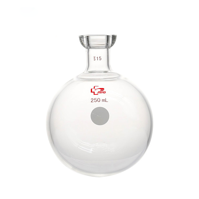 Glass Flask With Flanged Cylinder