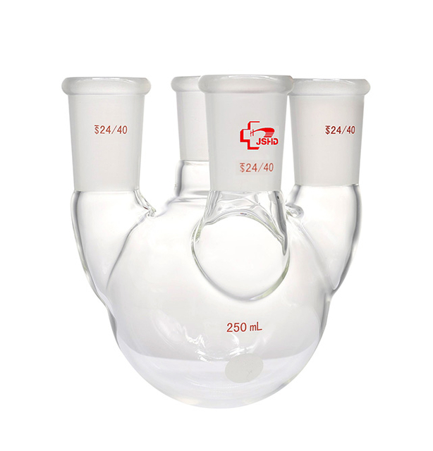 Glass Flask,Four Neck,Thick Wall