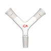 Glass Adapter, Connection, Y-Shaped 3-Way