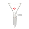 Triangular Borosilicate Filter Funnel | Sealed-in Fritted Plate