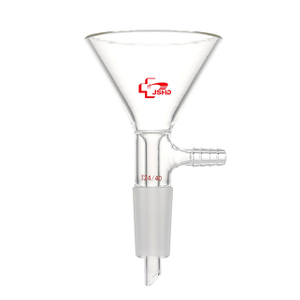 Triangular Borosilicate Filter Funnel | Sealed-in Fritted Plate