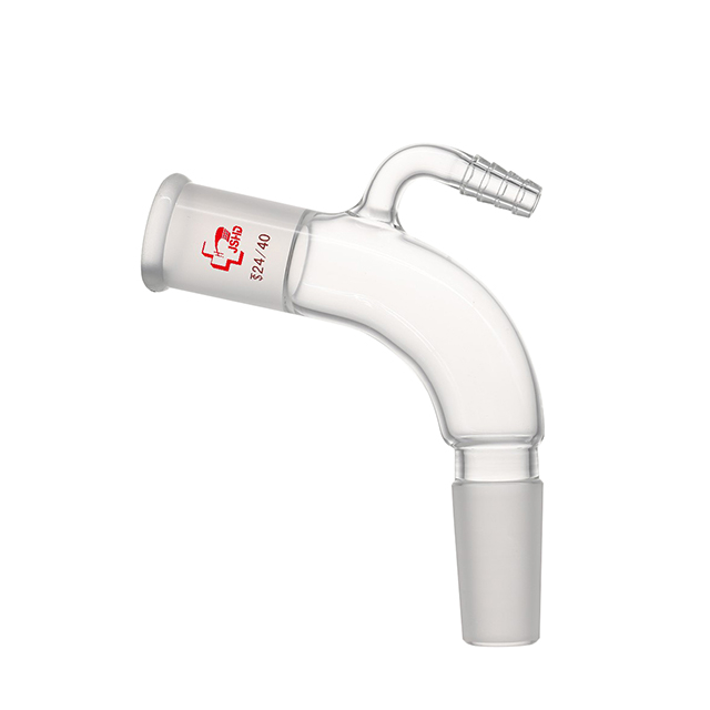 Glass Adapter, Distillation, With Hose Connection, 105 °
