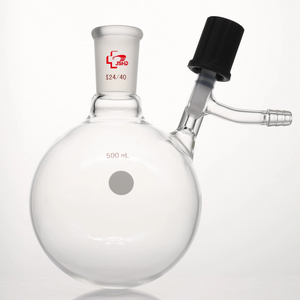 SCHLENK FLASK, REACTION, HIGH VACUUM VALVE