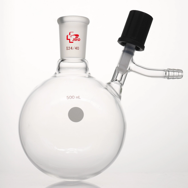SCHLENK FLASK, REACTION, HIGH VACUUM VALVE
