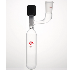 Schlenk Tube Flask, Solvent Transfer/Storage With Joint Moutht